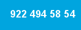 922 494 58 54 922 494 58 54